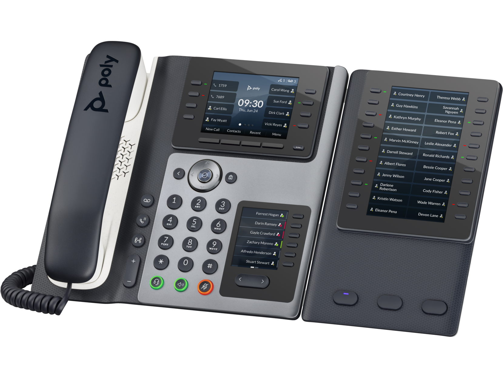 Poly 82M90AA Edge E450 IP Phone and PoE-enabled
